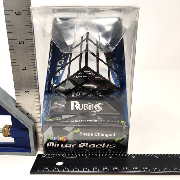 Rubiks Cube Mirror Blocks Edition Puzzle Game 2010 Winning Moves 8+ NOB Rare HTF - Picture 12 of 14
